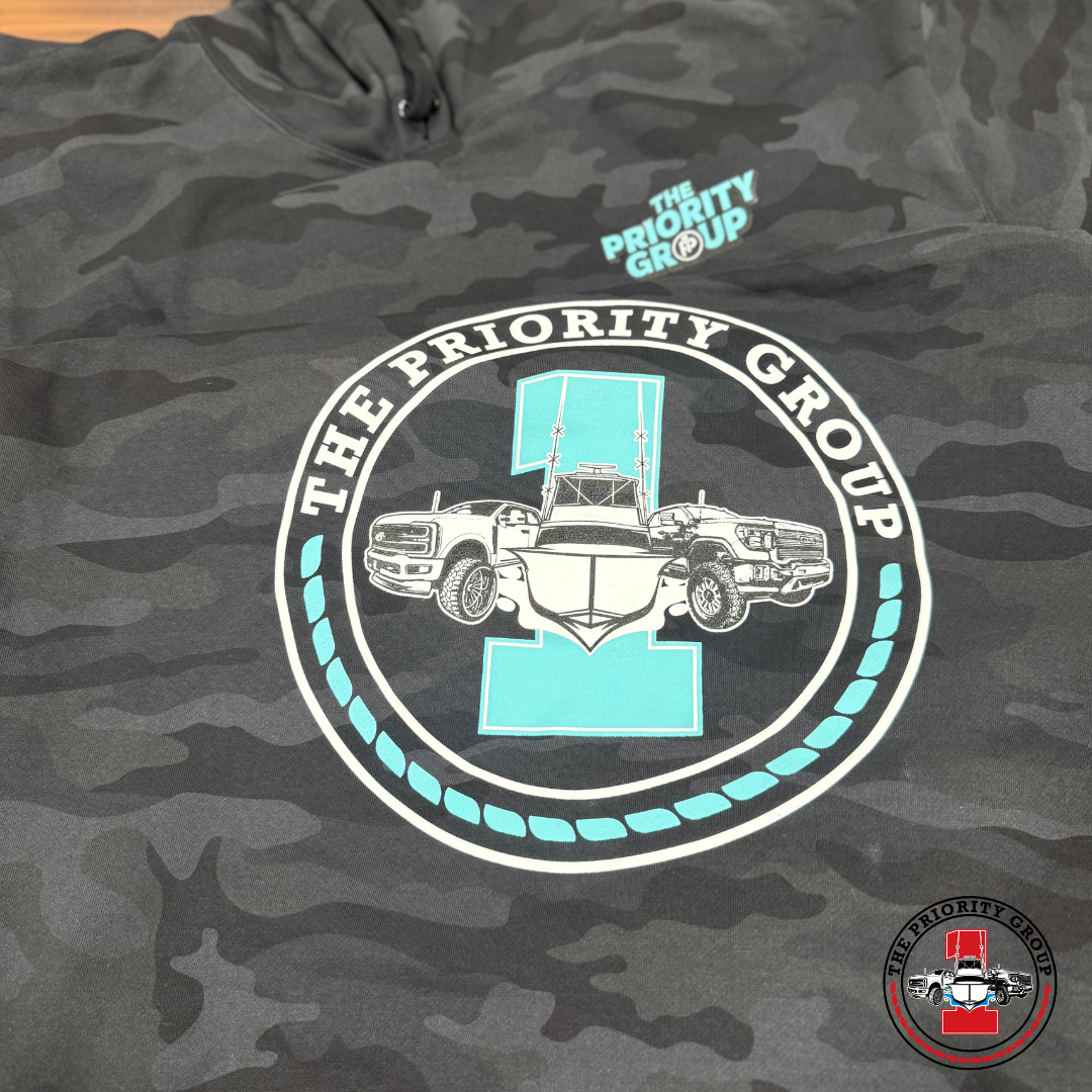 The Priority Group Camo Logo Hoodie
