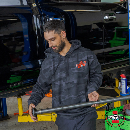 The Priority Group Camo Logo Hoodie