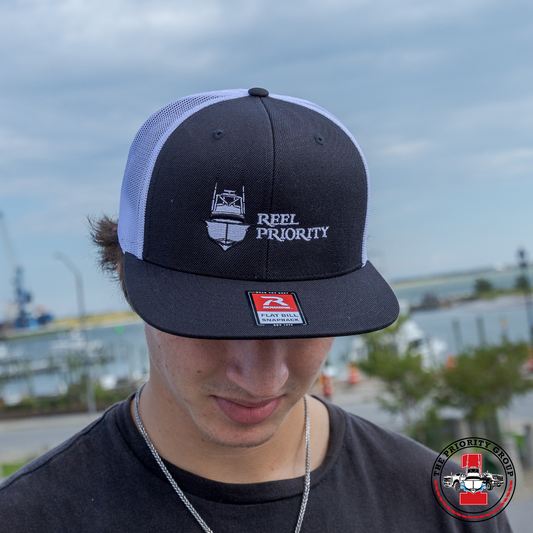 Reel Priority Logo Flat Bill Hat