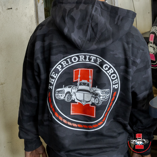 The Priority Group Camo Logo Hoodie